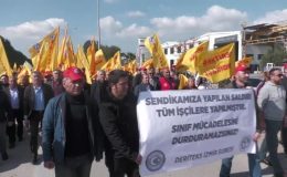 DERİTEKS Genel Başkanı Alagöz’ün uğradığı silahlı saldırıya tepki