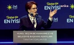 Son Dakika… Meral Akşener, partisinin seçim beyannamesini açıklıyor