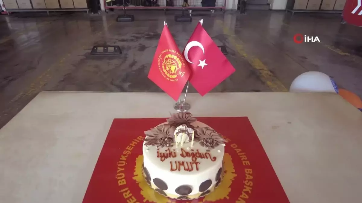 Umut’un Doğum Günü İtfaiyede Kutlandı
