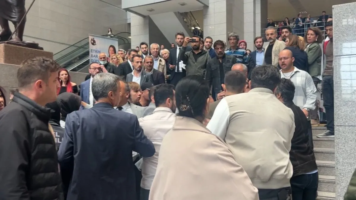 Adliye’de Baro başkanının ‘çanta’ krizi